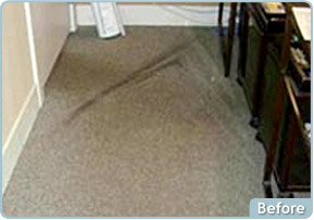 Custom Solutions Carpet Cleaning Before